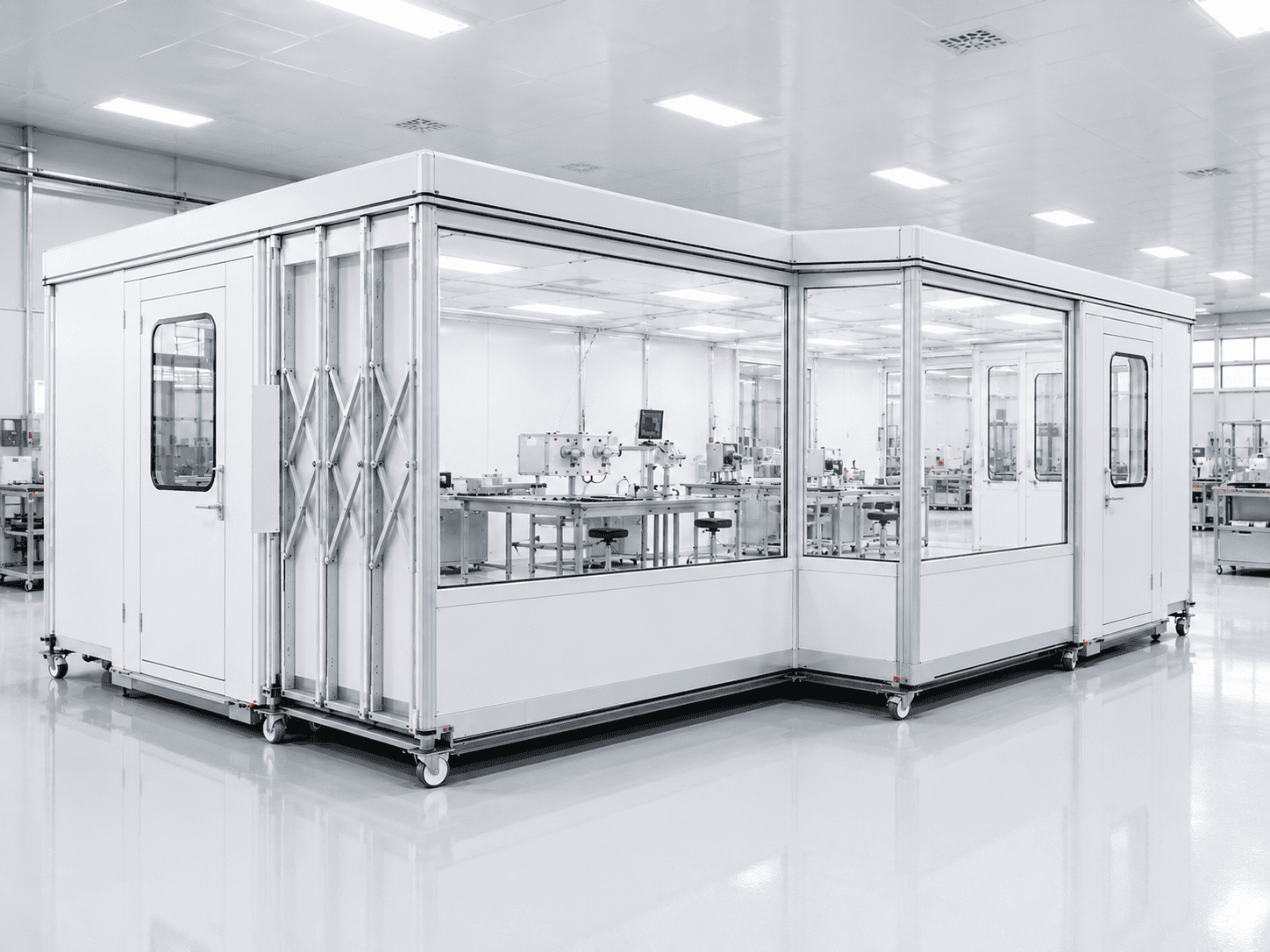 Mobile Expandable Modular Cleanroom