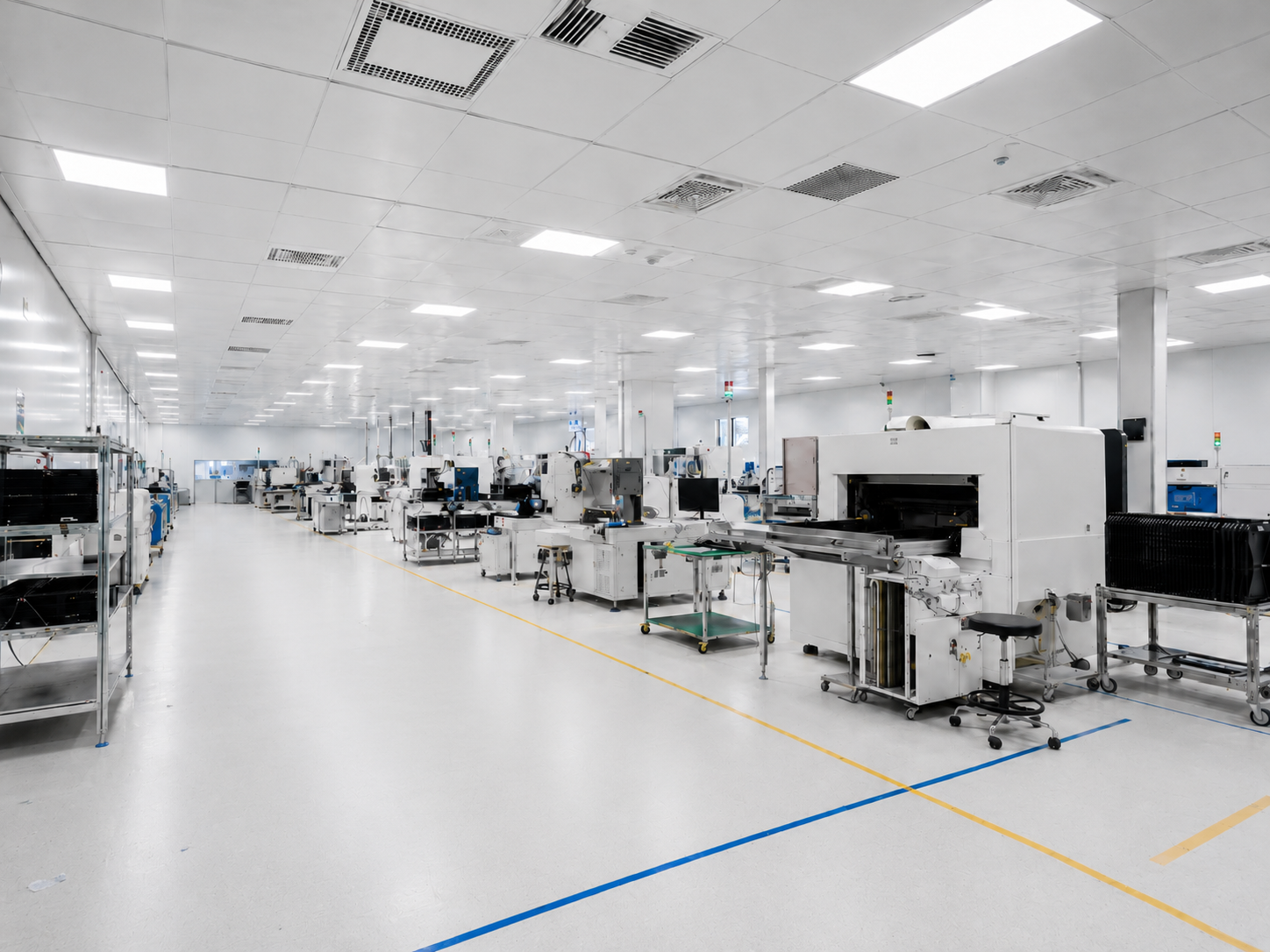 PCB and SMT manufacturing electronic cleanroom