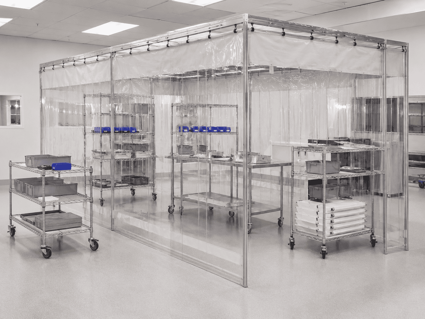 Softwall Cleanroom Booth 