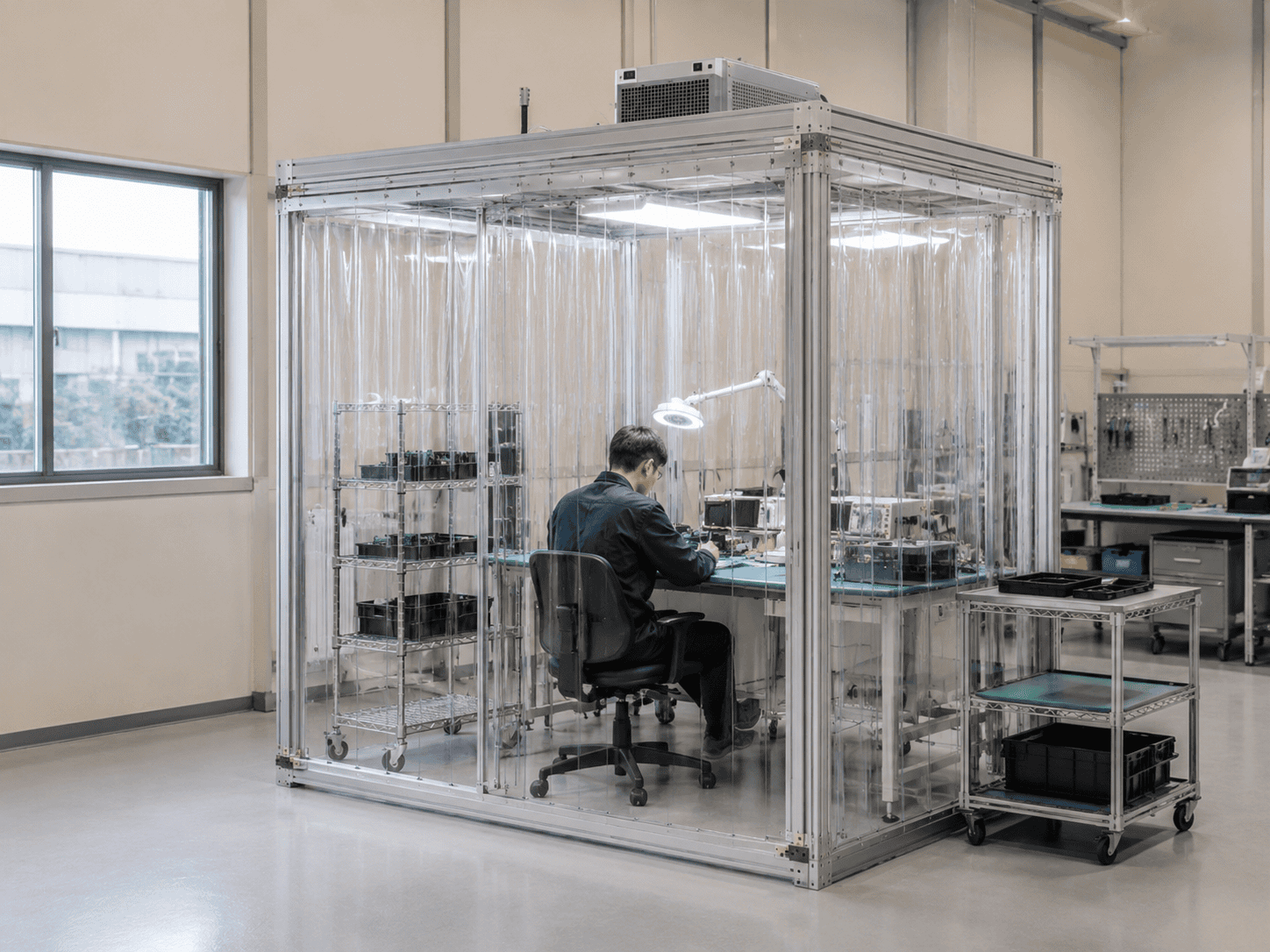 Electronics Clean Booth 