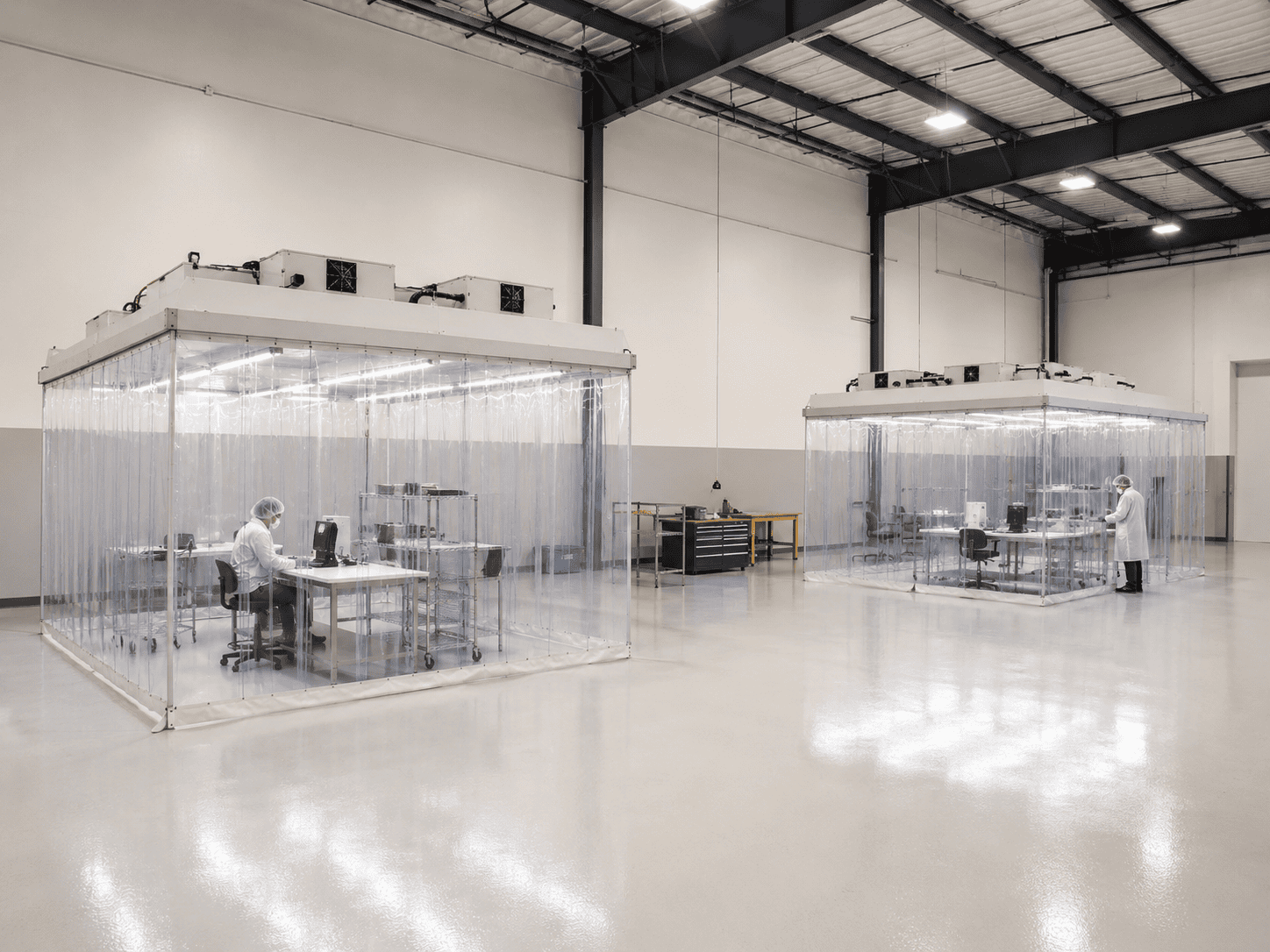 Softwall Cleanroom Booth 
