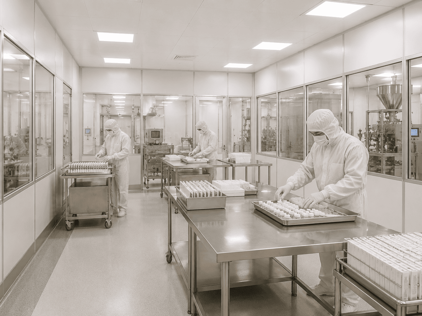 Pharmaceutical GMP Modular Cleanroom 