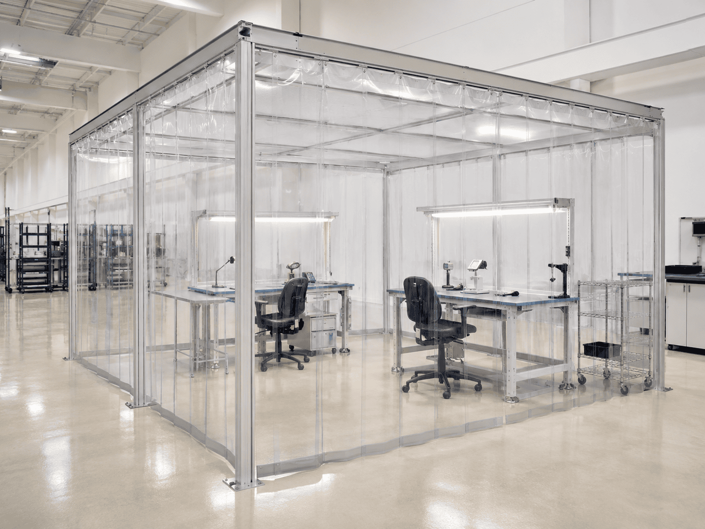 Softwall Cleanroom Booth 
