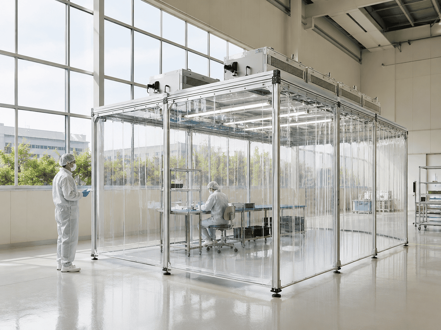 Softwall Cleanroom Booth 