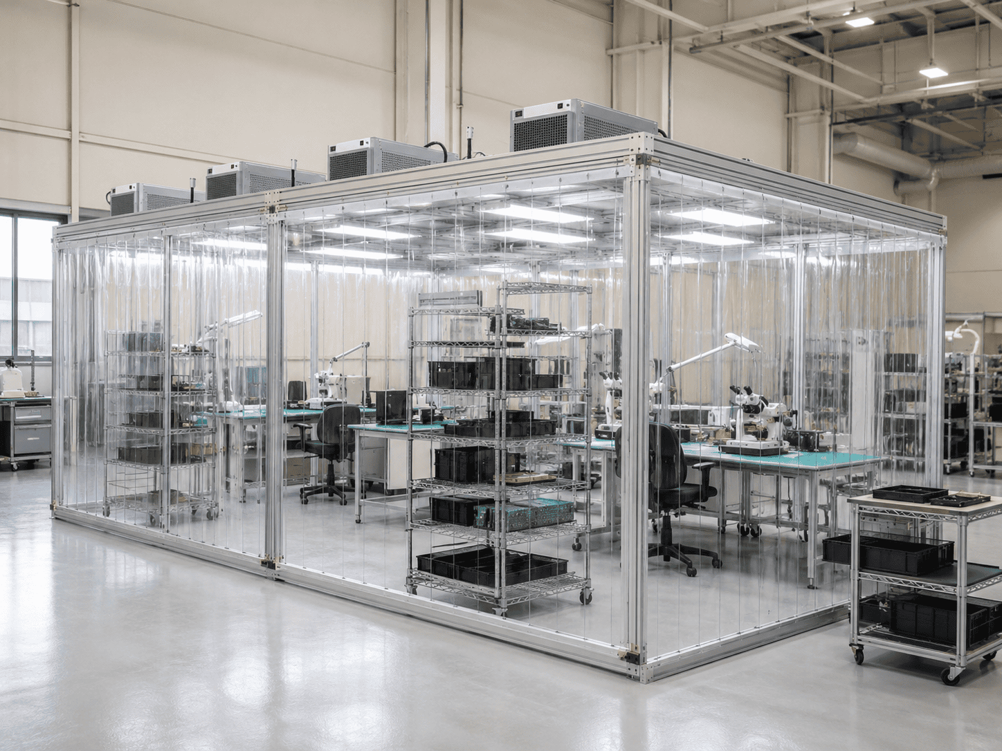 Electronics Clean Booth 