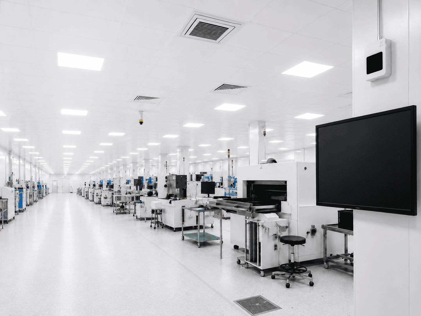 PCB and SMT manufacturing electronic cleanroom