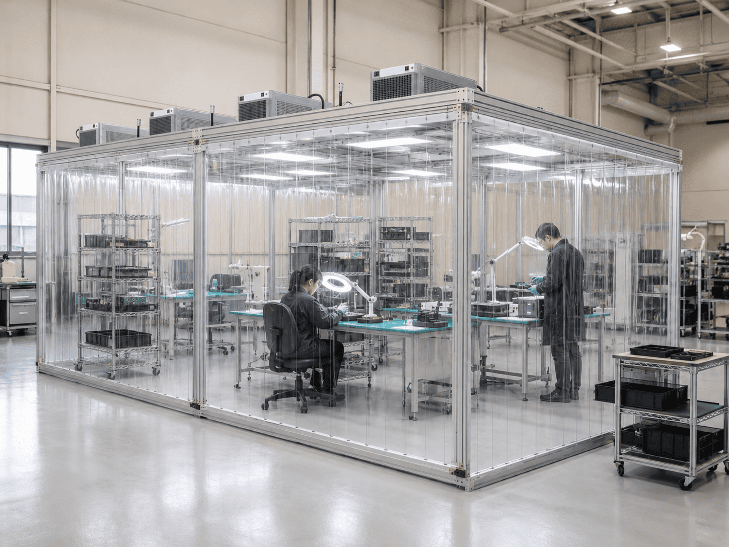Electronics Clean Booth 