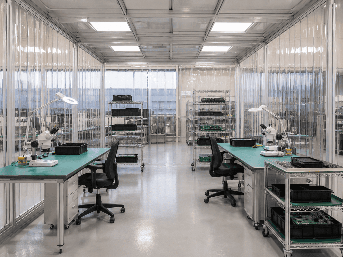 Electronics Clean Booth 