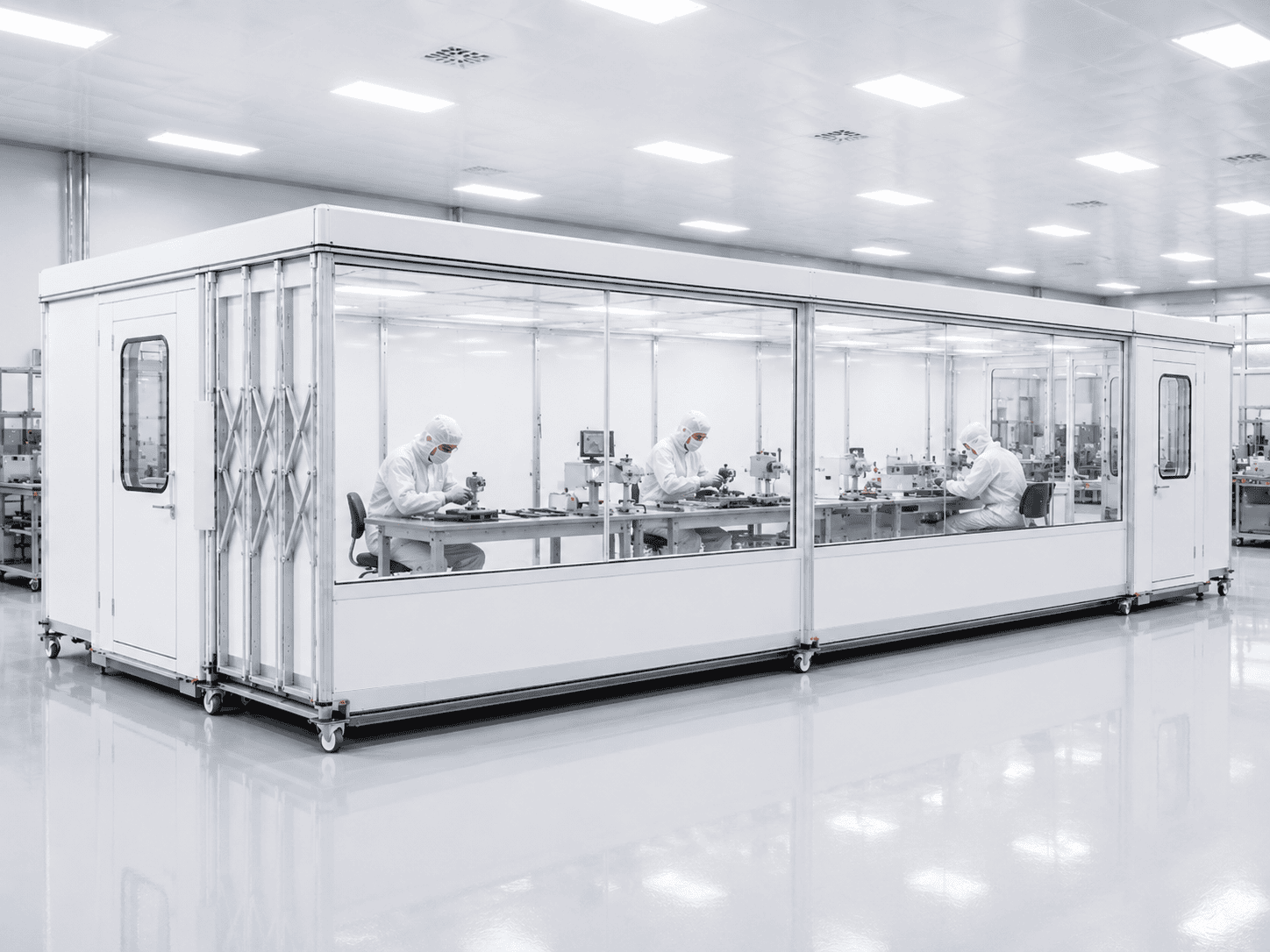 Mobile Expandable Modular Cleanroom